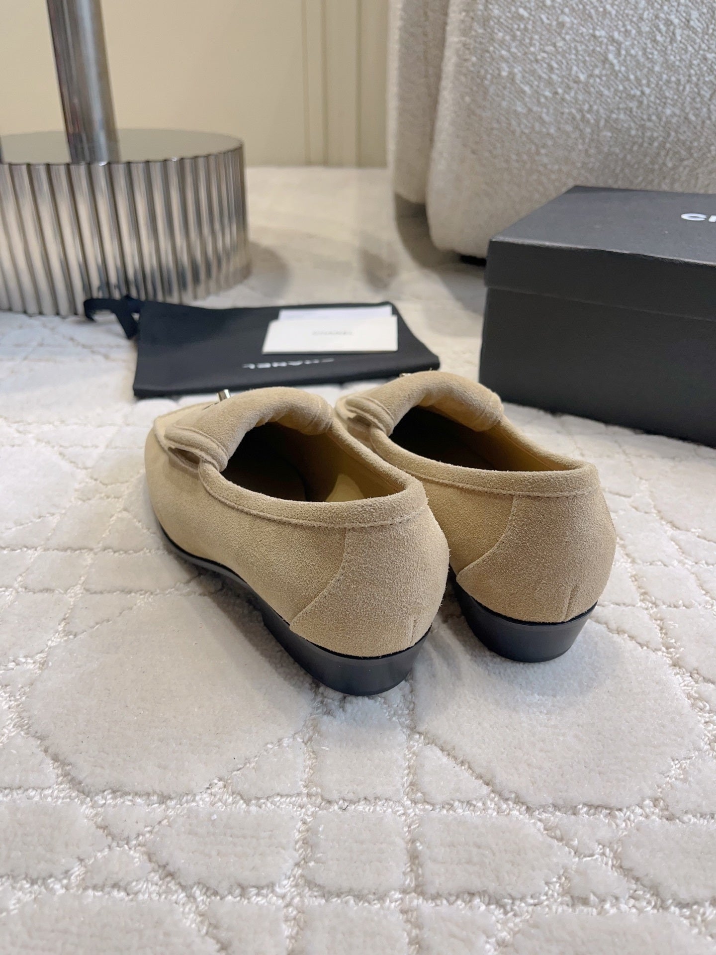 Chanel Women's Square-Toe Flat Shoes C93303 - Euro 35=US 4 - View 5