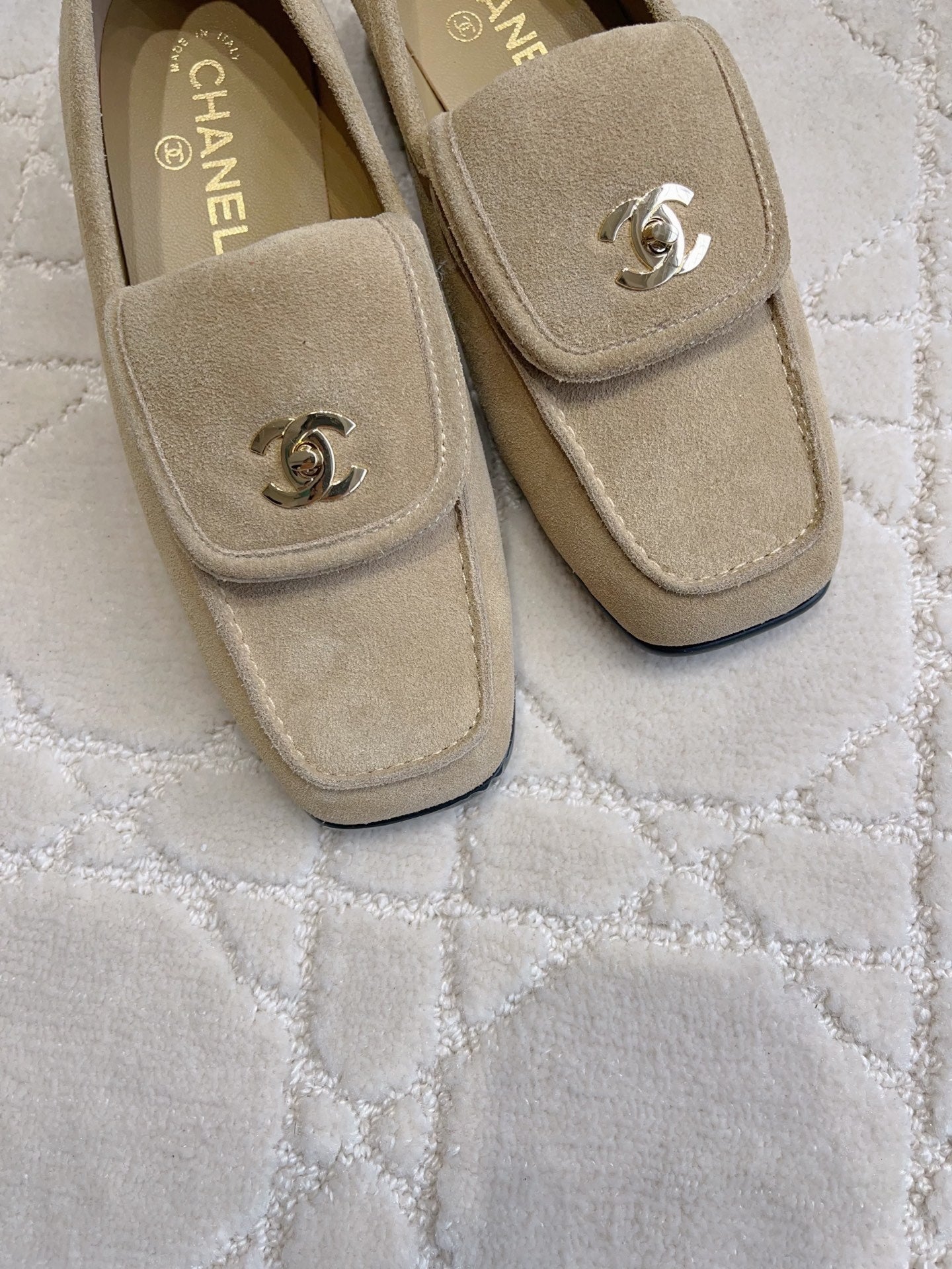 Chanel Women's Square-Toe Flat Shoes C93303 - Euro 35=US 4 - View 7
