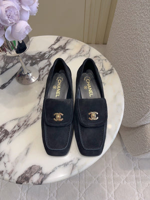 Chanel Women's Square-Toe Flat Shoes C93304 - Euro 35=US 4 - View 1