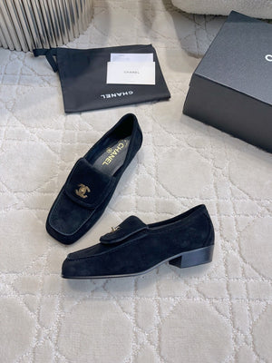 Chanel Women's Square-Toe Flat Shoes C93304 - Euro 35=US 4 - View 4