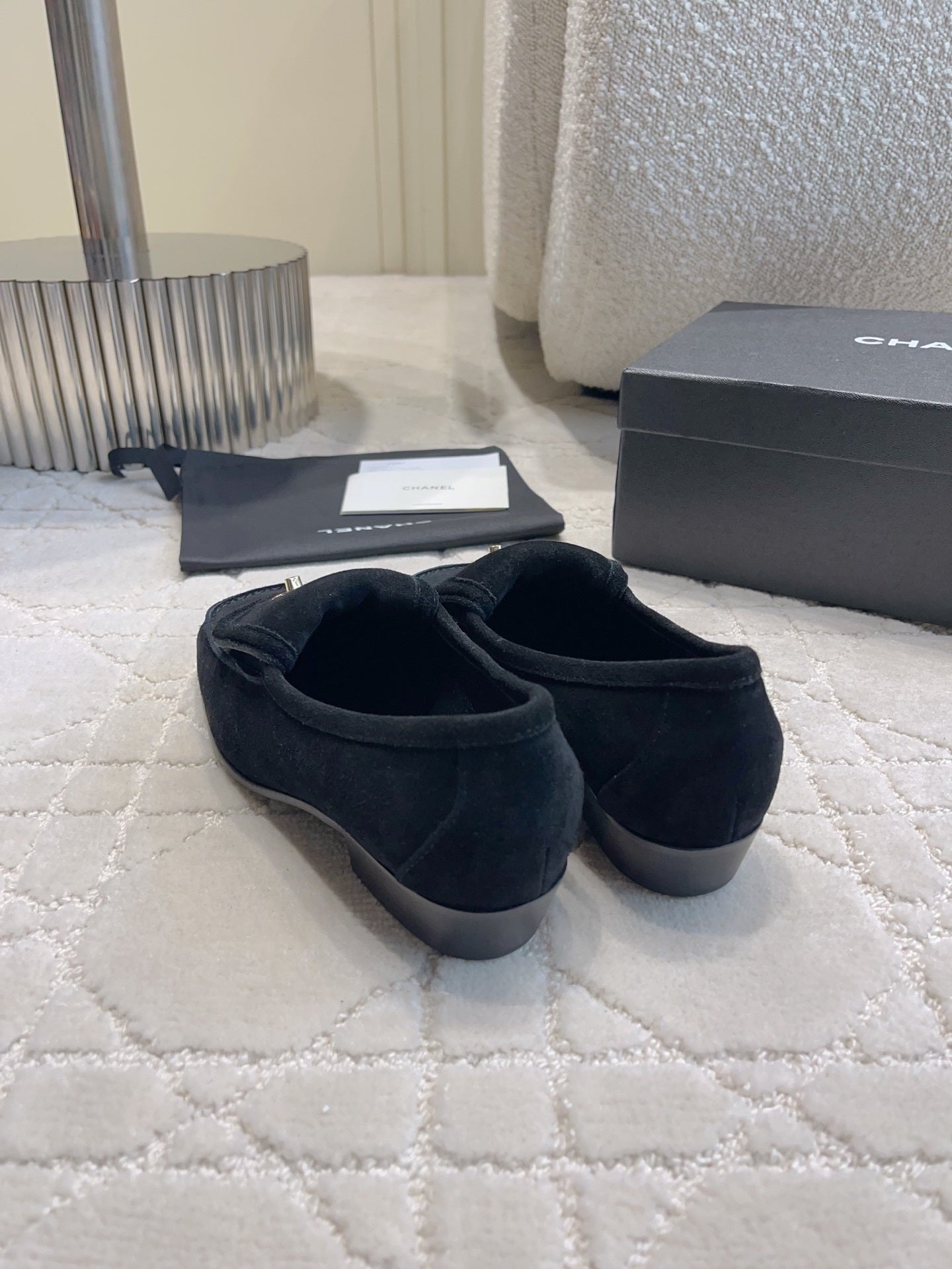 Chanel Women's Square-Toe Flat Shoes C93304 - Euro 35=US 4 - View 5