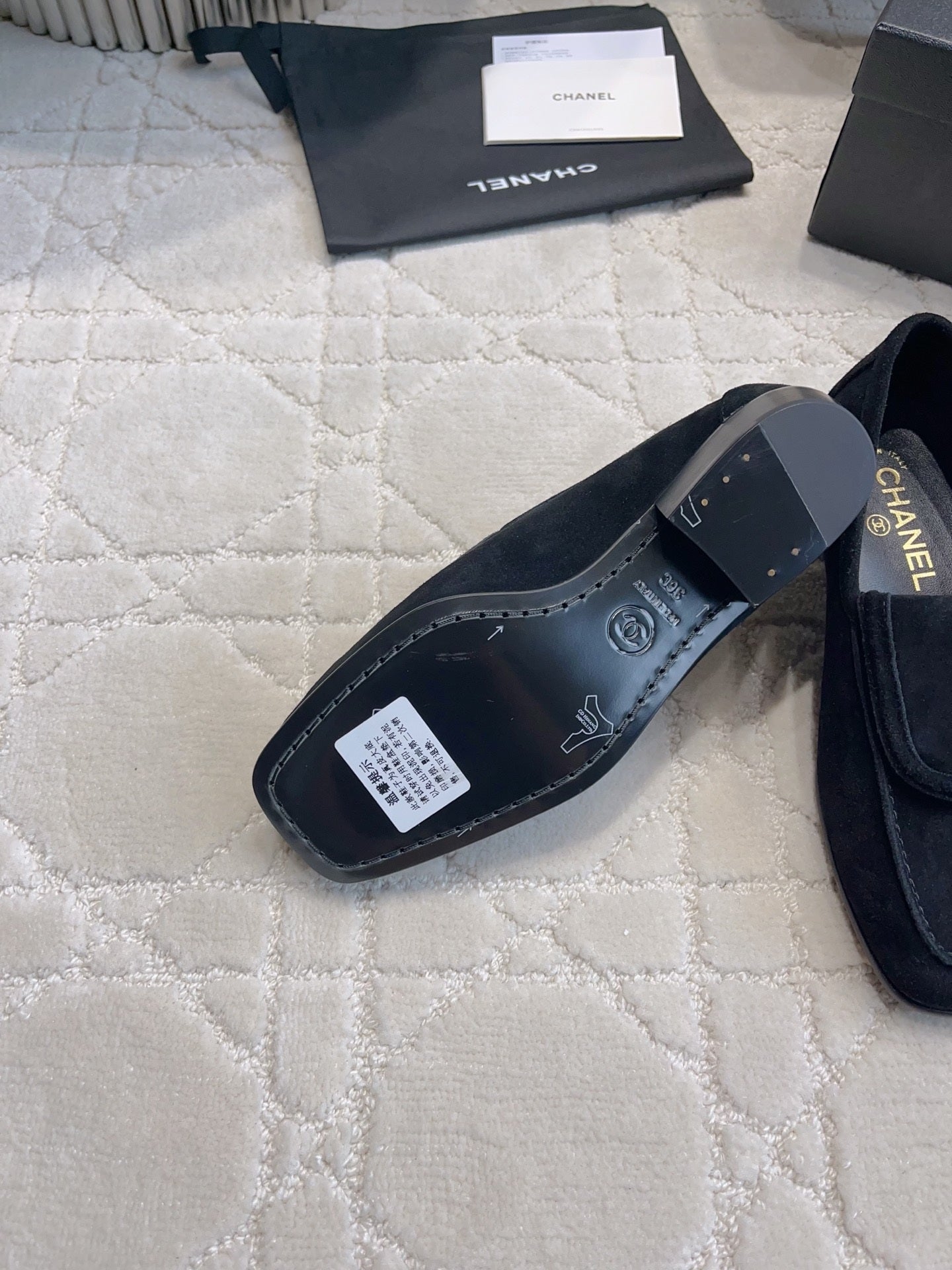Chanel Women's Square-Toe Flat Shoes C93304 - Euro 35=US 4 - View 6