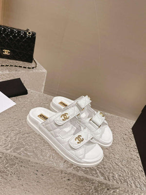 Chanel Women's Velcro sandals Fashion Shoes C93239 - Euro 35=US 4 - View 3