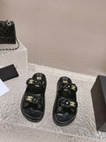 Chanel Women's Velcro sandals Fashion Shoes C93240