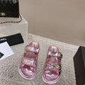 Chanel Women's Velcro sandals Fashion Shoes C93241 - Euro 35=US 4 - View 1