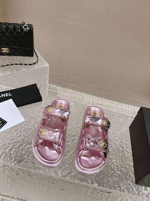 Chanel Women's Velcro sandals Fashion Shoes C93241 - Euro 35=US 4 - View 1