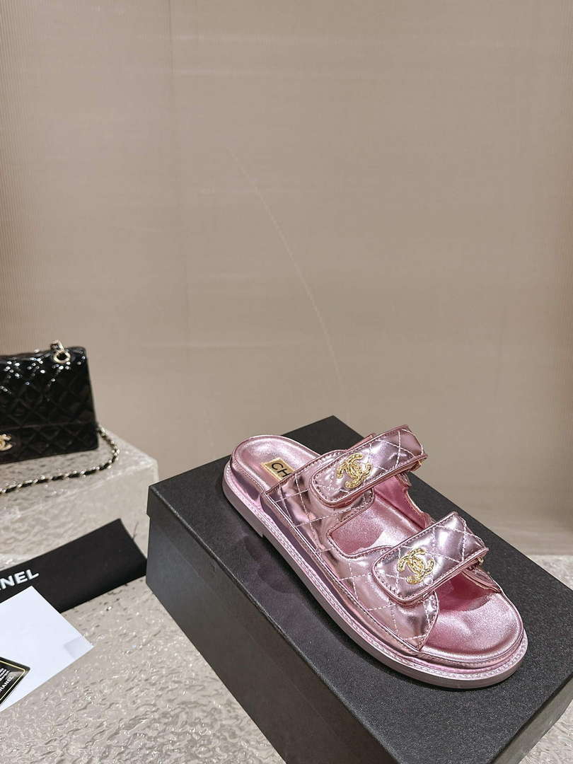 Chanel Women's Velcro sandals Fashion Shoes C93241 - Euro 35=US 4 - View 3