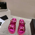 Chanel Women's Velcro sandals Fashion Shoes C93242 - Euro 35=US 4 - View 1