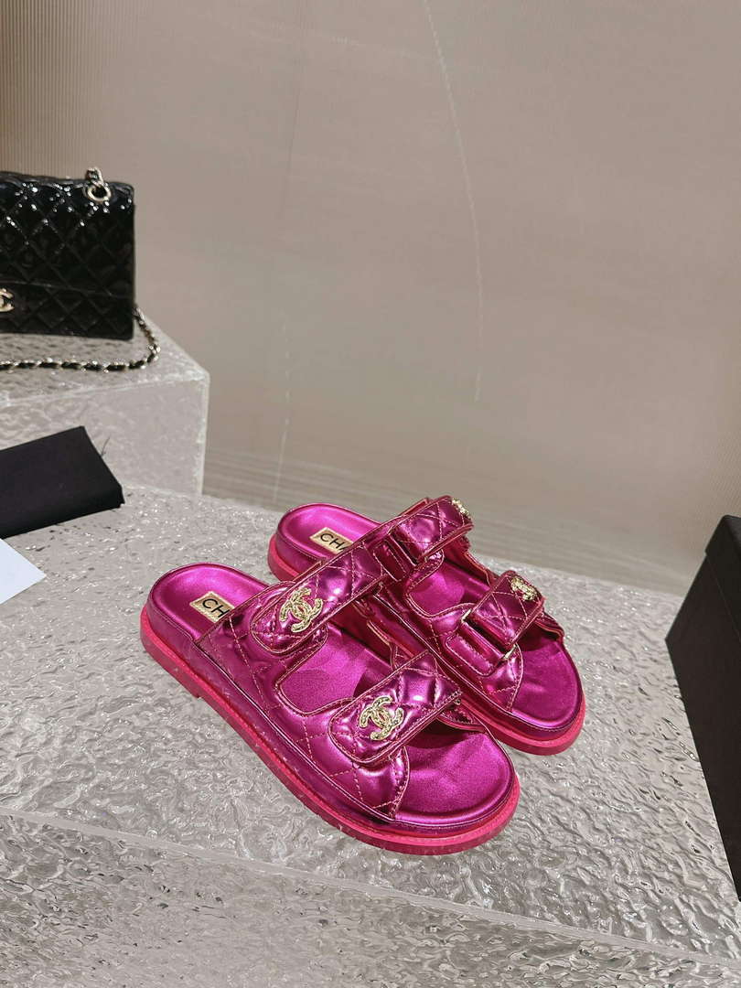Chanel Women's Velcro sandals Fashion Shoes C93242 - Euro 35=US 4 - View 3