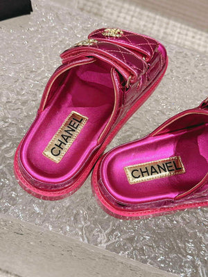 Chanel Women's Velcro sandals Fashion Shoes C93242 - Euro 35=US 4 - View 7