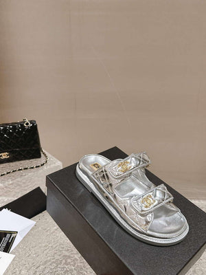 Chanel Women's Velcro sandals Fashion Shoes C93243 - Euro 35=US 4 - View 4