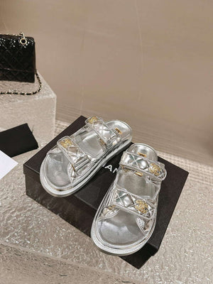 Chanel Women's Velcro sandals Fashion Shoes C93243 - Euro 35=US 4 - View 5