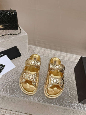 Chanel Women's Velcro sandals Fashion Shoes C93244 - Euro 35=US 4 - View 1