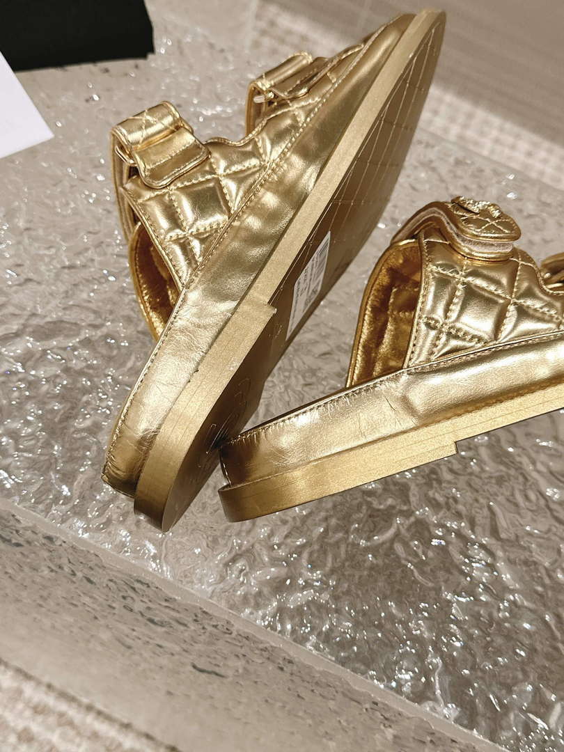 Chanel Women's Velcro sandals Fashion Shoes C93244 - Euro 35=US 4 - View 8