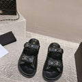 Chanel Women's Velcro sandals Fashion Shoes C93245 - Euro 35=US 4 - View 1
