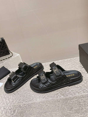 Chanel Women's Velcro sandals Fashion Shoes C93245 - Euro 35=US 4 - View 2