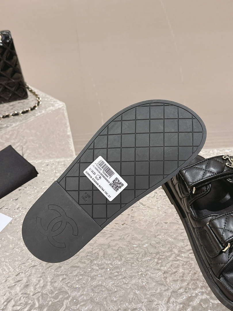 Chanel Women's Velcro sandals Fashion Shoes C93245