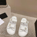Chanel Women's Velcro sandals Fashion Shoes C93246 - Euro 35=US 4 - View 1