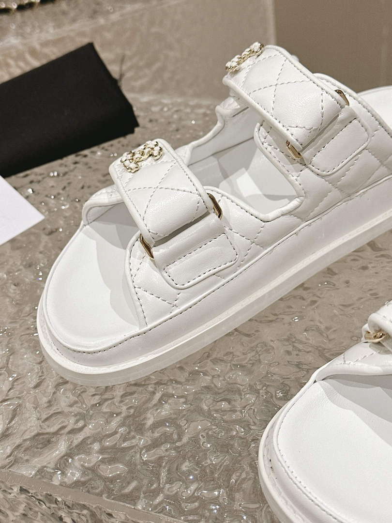 Chanel Women's Velcro sandals Fashion Shoes C93246 - Euro 35=US 4 - View 7