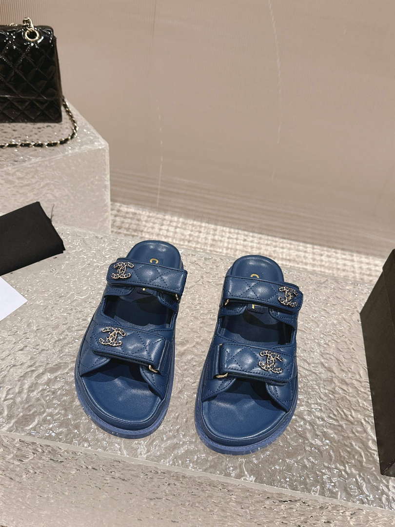 Chanel Women's Velcro sandals Fashion Shoes C93247 - Euro 35=US 4 - View 1