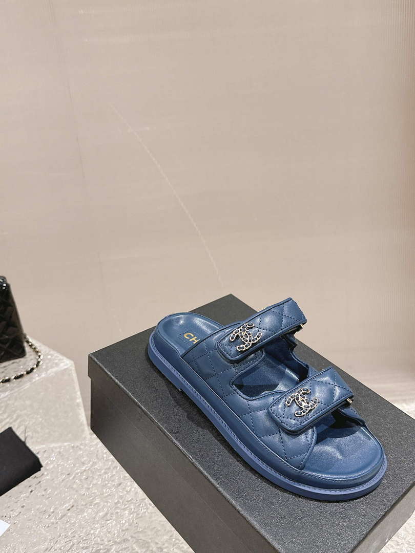 Chanel Women's Velcro sandals Fashion Shoes C93247 - Euro 35=US 4 - View 4