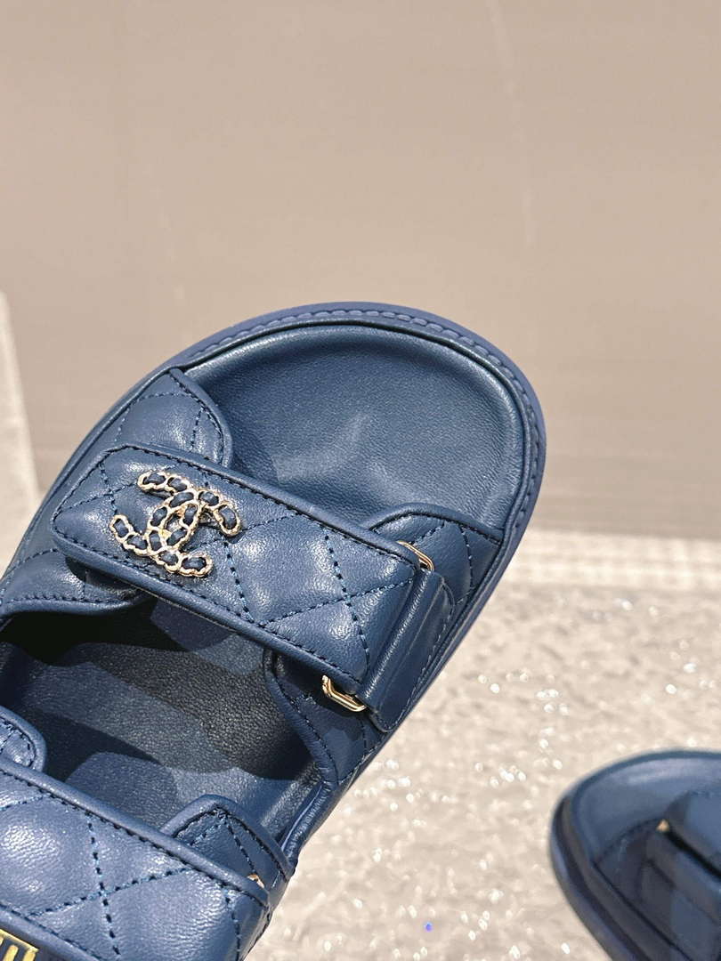 Chanel Women's Velcro sandals Fashion Shoes C93247 - Euro 35=US 4 - View 7