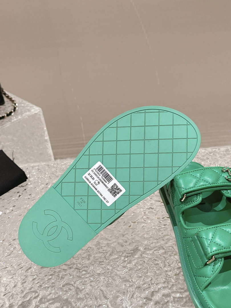 Chanel Women's Velcro sandals Fashion Shoes C93249 - Euro 35=US 4 - View 9