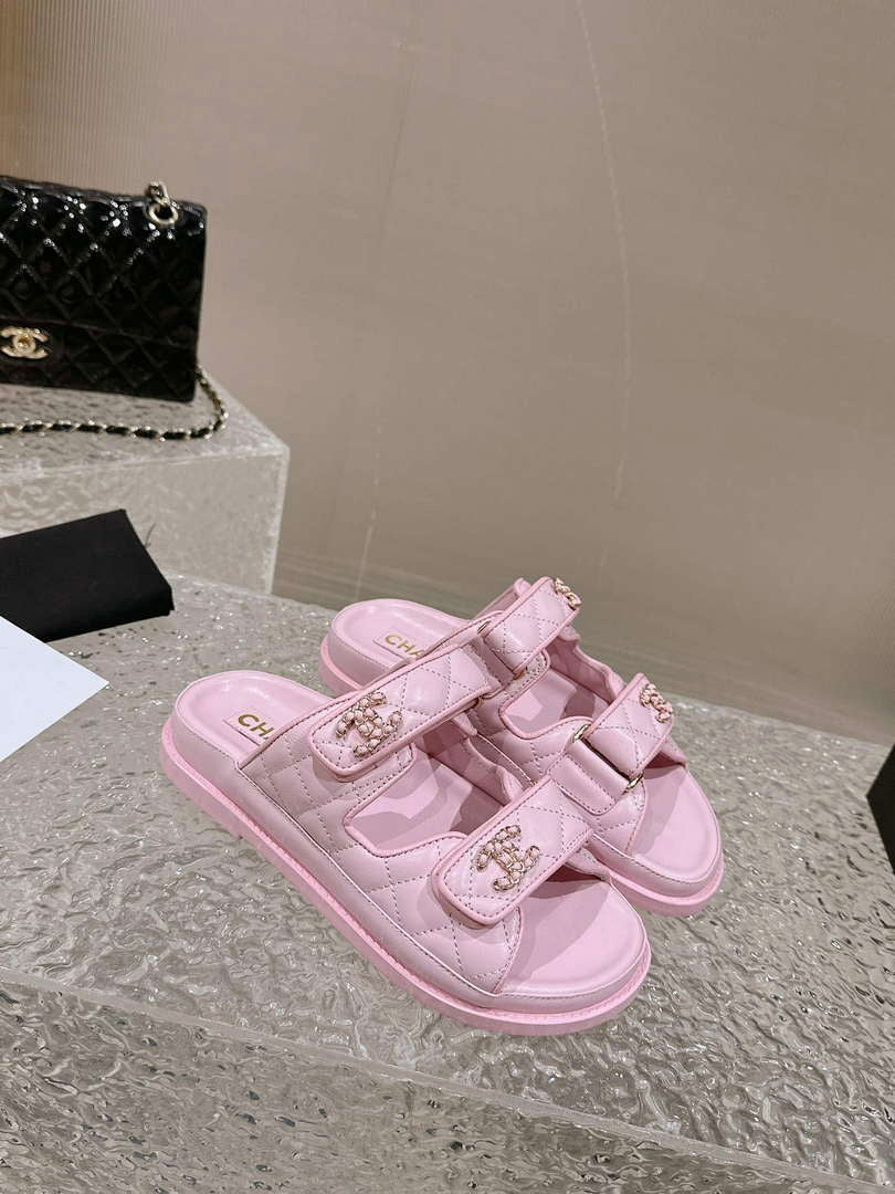 Chanel Women's Velcro sandals Fashion Shoes C93250 - Euro 35=US 4 - View 3