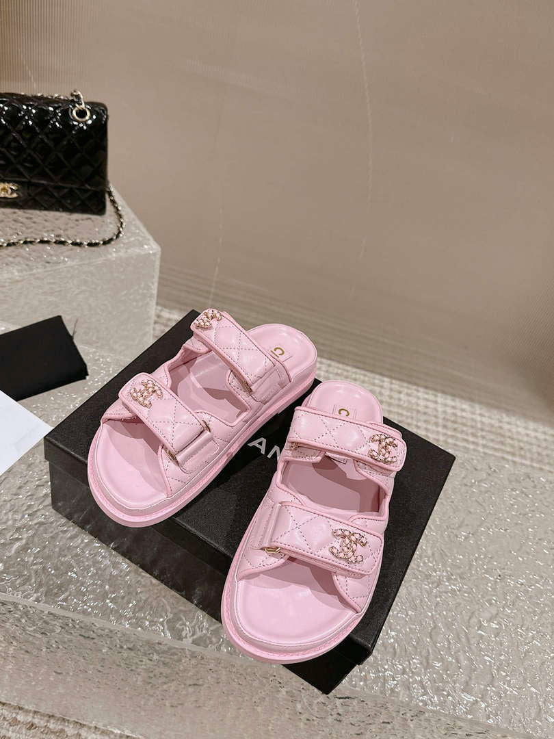 Chanel Women's Velcro sandals Fashion Shoes C93250 - Euro 35=US 4 - View 5