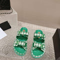 Chanel Women's Velcro sandals Fashion Shoes C93251 - Euro 35=US 4 - View 1