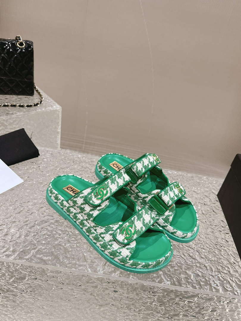 Chanel Women's Velcro sandals Fashion Shoes C93251 - Euro 35=US 4 - View 3