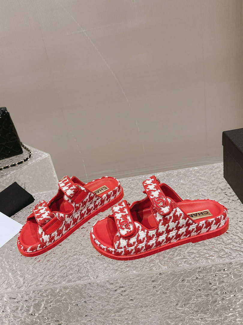 Chanel Women's Velcro sandals Fashion Shoes C93252 - Euro 35=US 4 - View 2