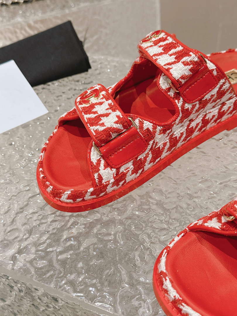 Chanel Women's Velcro sandals Fashion Shoes C93252 - Euro 35=US 4 - View 8