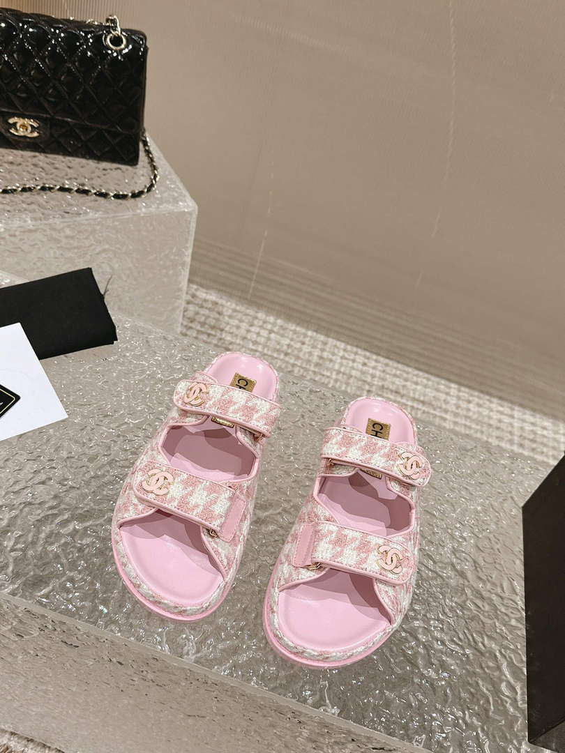 Chanel Women's Velcro sandals Fashion Shoes C93253 - Euro 35=US 4 - View 1