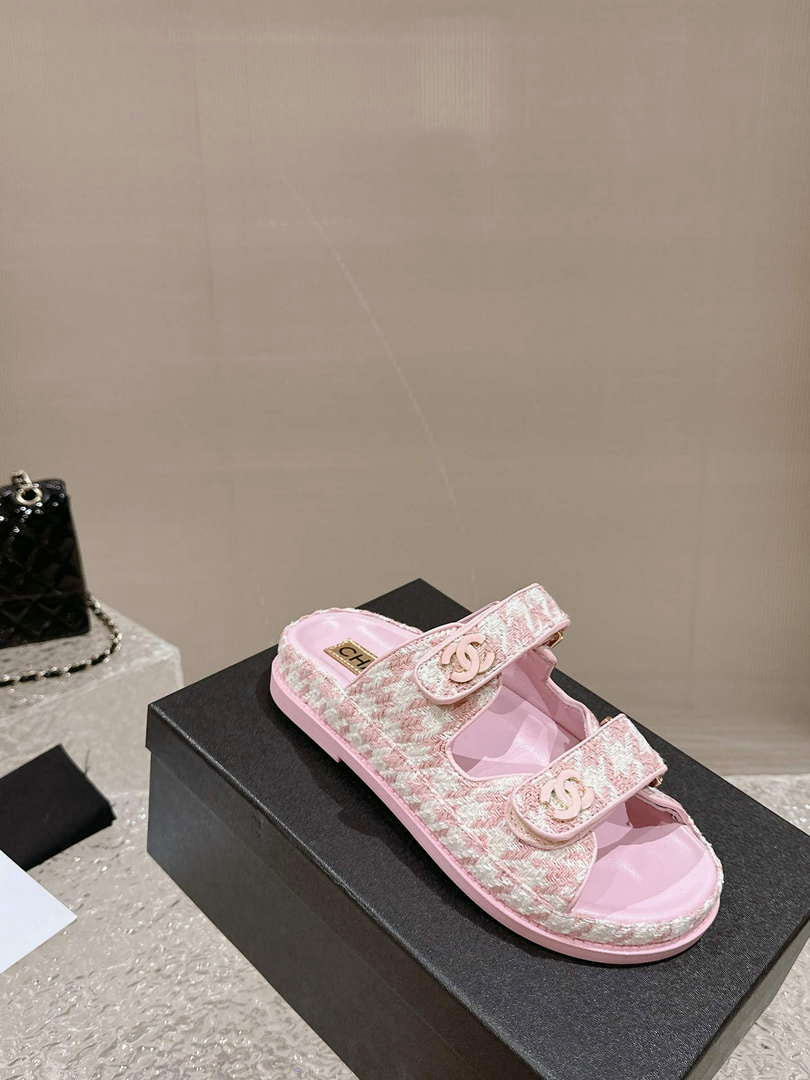 Chanel Women's Velcro sandals Fashion Shoes C93253 - Euro 35=US 4 - View 4