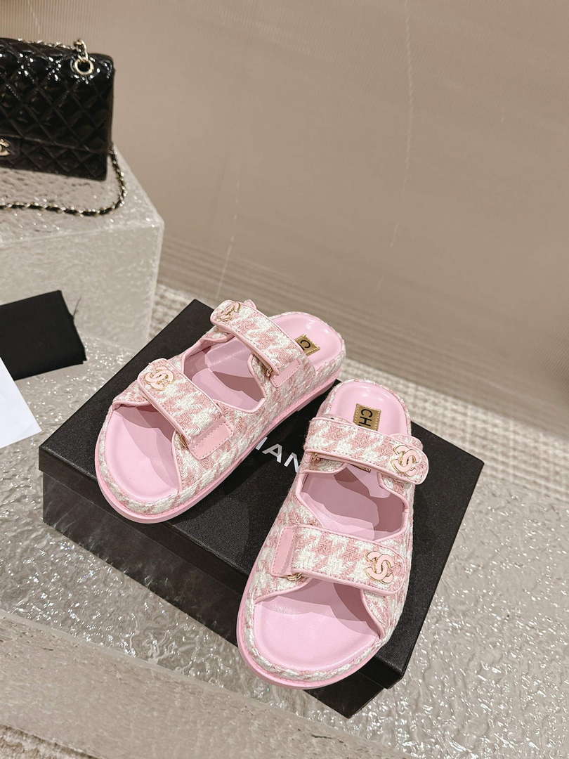 Chanel Women's Velcro sandals Fashion Shoes C93253 - Euro 35=US 4 - View 5