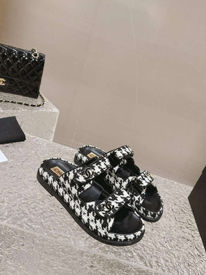 Chanel Women's Velcro sandals Fashion Shoes C93254 - Euro 35=US 4 - View 3