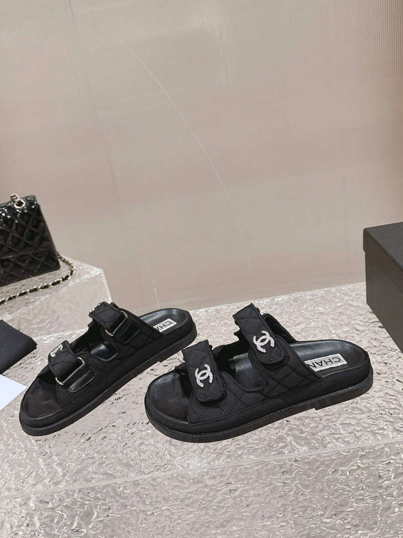 Chanel Women's Velcro sandals Fashion Shoes C93255 - Euro 35=US 4 - View 2
