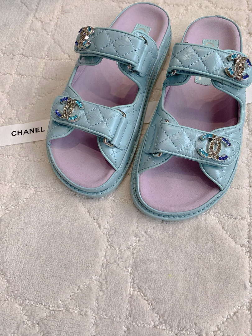 Chanel Women's Velcro Sandals Fashion Shoes C93421