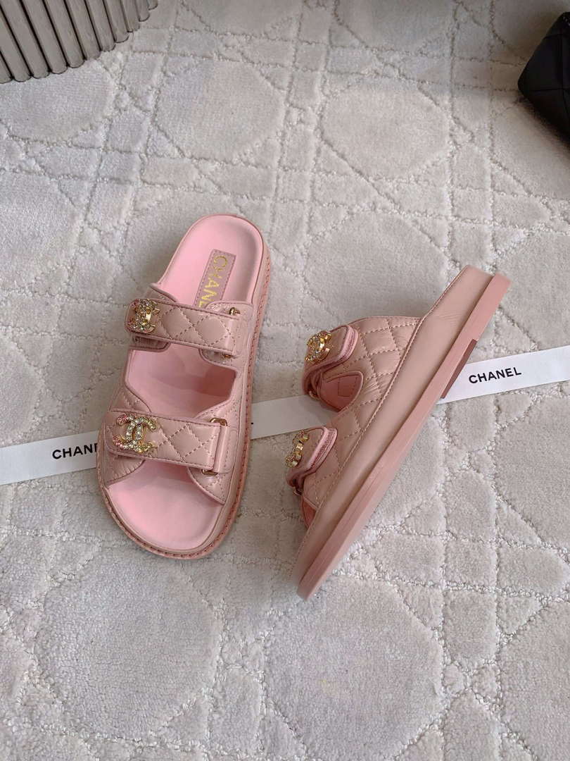Chanel Women's Velcro Sandals Fashion Shoes C93422