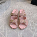 Chanel Women's Velcro Sandals Fashion Shoes C93422 - Euro 35=US 4 - View 1