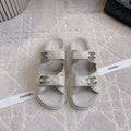 Chanel Women's Velcro Sandals Fashion Shoes C93423 - Euro 35=US 4 - View 1