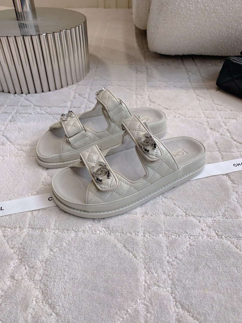 Chanel Women's Velcro Sandals Fashion Shoes C93423