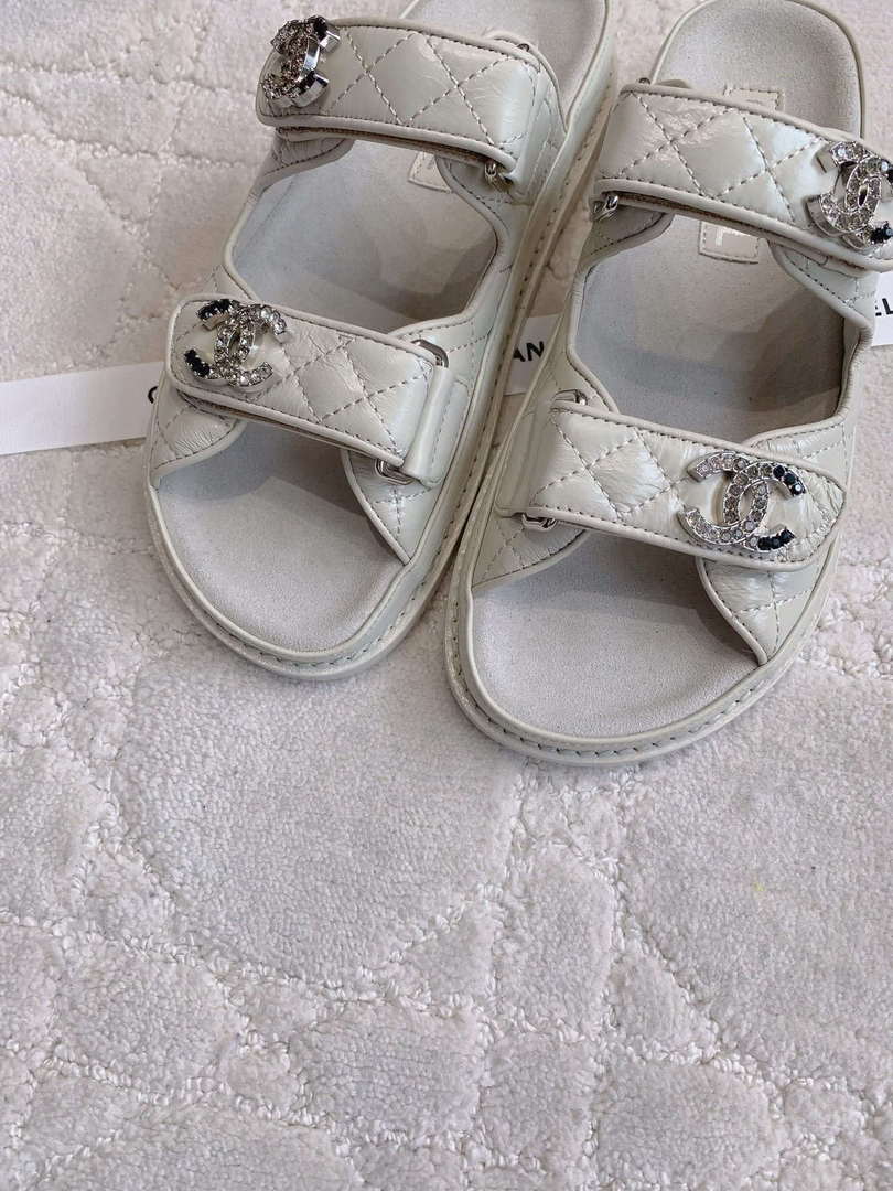 Chanel Women's Velcro Sandals Fashion Shoes C93423