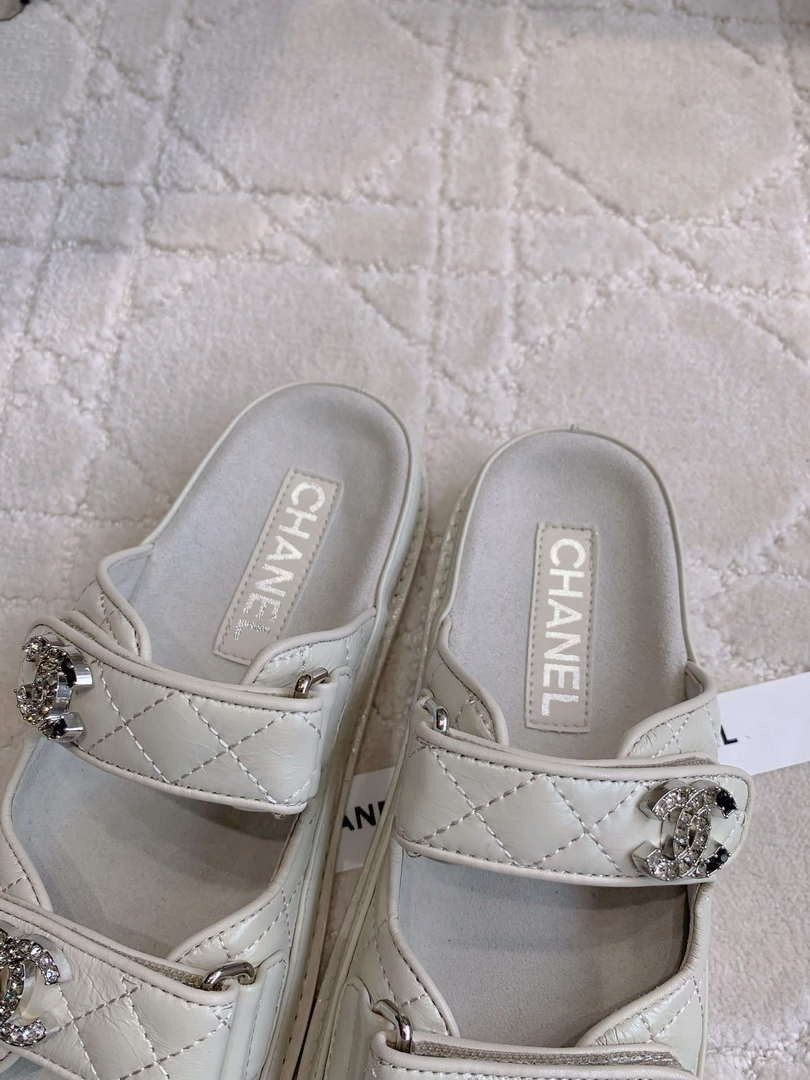Chanel Women's Velcro Sandals Fashion Shoes C93423