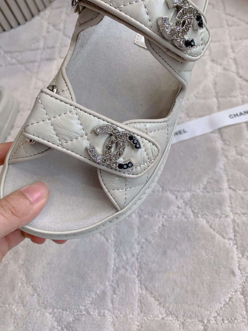 Chanel Women's Velcro Sandals Fashion Shoes C93423
