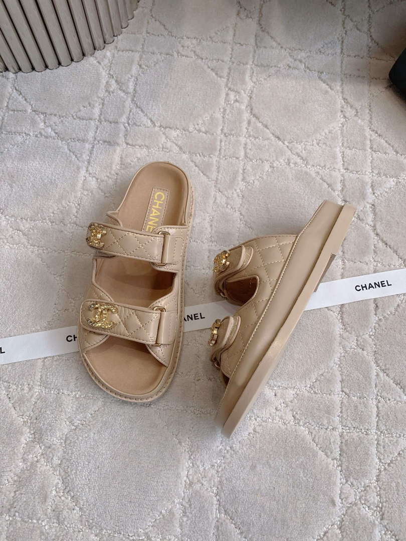 Chanel Women's Velcro Sandals Fashion Shoes C93424