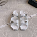 Chanel Women's Velcro Sandals Fashion Shoes C93425 - Euro 35=US 4 - View 1