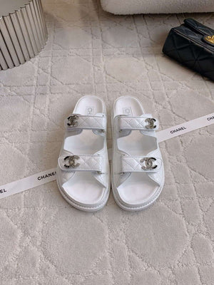 Chanel Women's Velcro Sandals Fashion Shoes C93425 - Euro 35=US 4 - View 1
