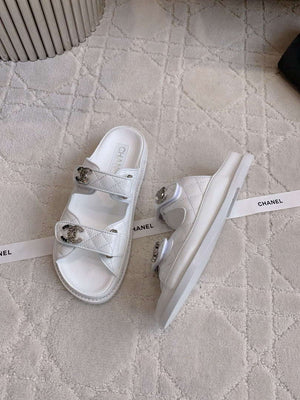 Chanel Women's Velcro Sandals Fashion Shoes C93425 - Euro 35=US 4 - View 3